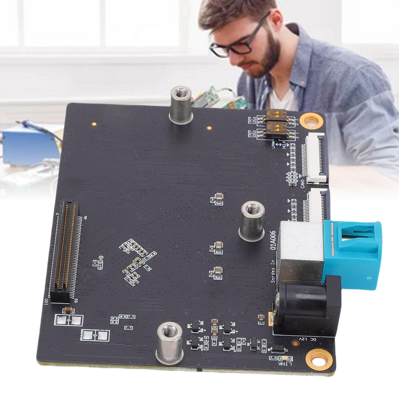 PUSOKEI Scheda di Espansione Fotocamera per RDK S100 |Modulo MIPI CSI 2 Porte 22 Pin per lo Sviluppo Visivo