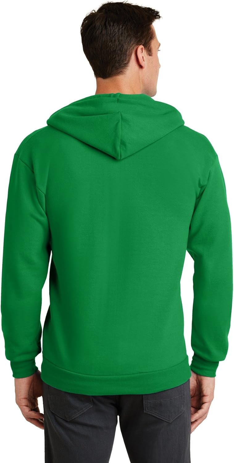 Port & Company - Core Fleece Full-Zip Hooded Sweatshirt. PC78ZH Clover Green - Image 2