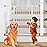 keny 36 Extra Tall Baby Gate for Stairs, 29-42.5 Wide Auto Close Dog Gate, Pressure Mounted Easy Walk Through Pet Gate for Doorways, Durable Safety Stair Gate, White