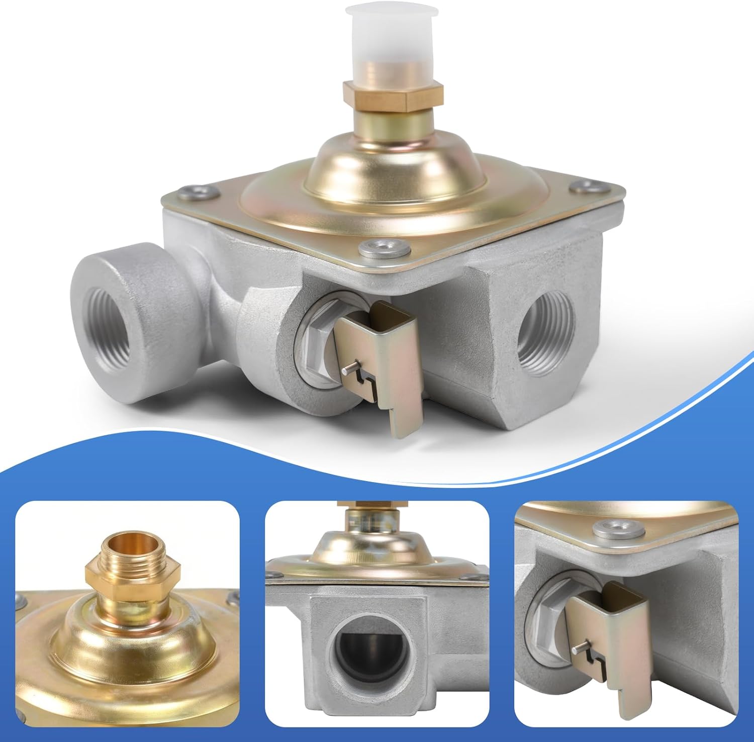 316091706 Gas Oven Pressure Regulator(gpr) Compatible with Electrolux Frigidaire Westinghouse. 316091706 Range Gas Replacement for 5304521339 316416700 318269300 496051 AH438464 AP2125390 EA438464