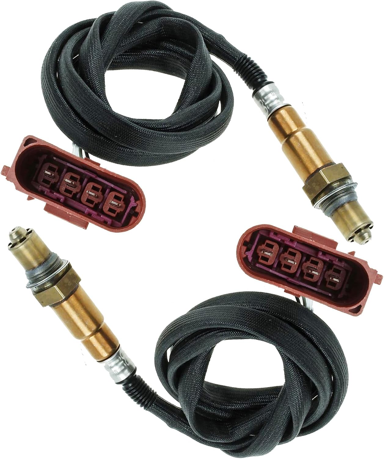 Dropwater 1 Pair Upstream and Downstream O2 Oxygen Sensors Replacement for Vw Passat 2001-2000,Cabrio 2002-2000,for 2000 Audi A4,A4 Quattro,Tt Quattro,Replaces#234-4874 75-2920 SG890,Set of 2pcs
