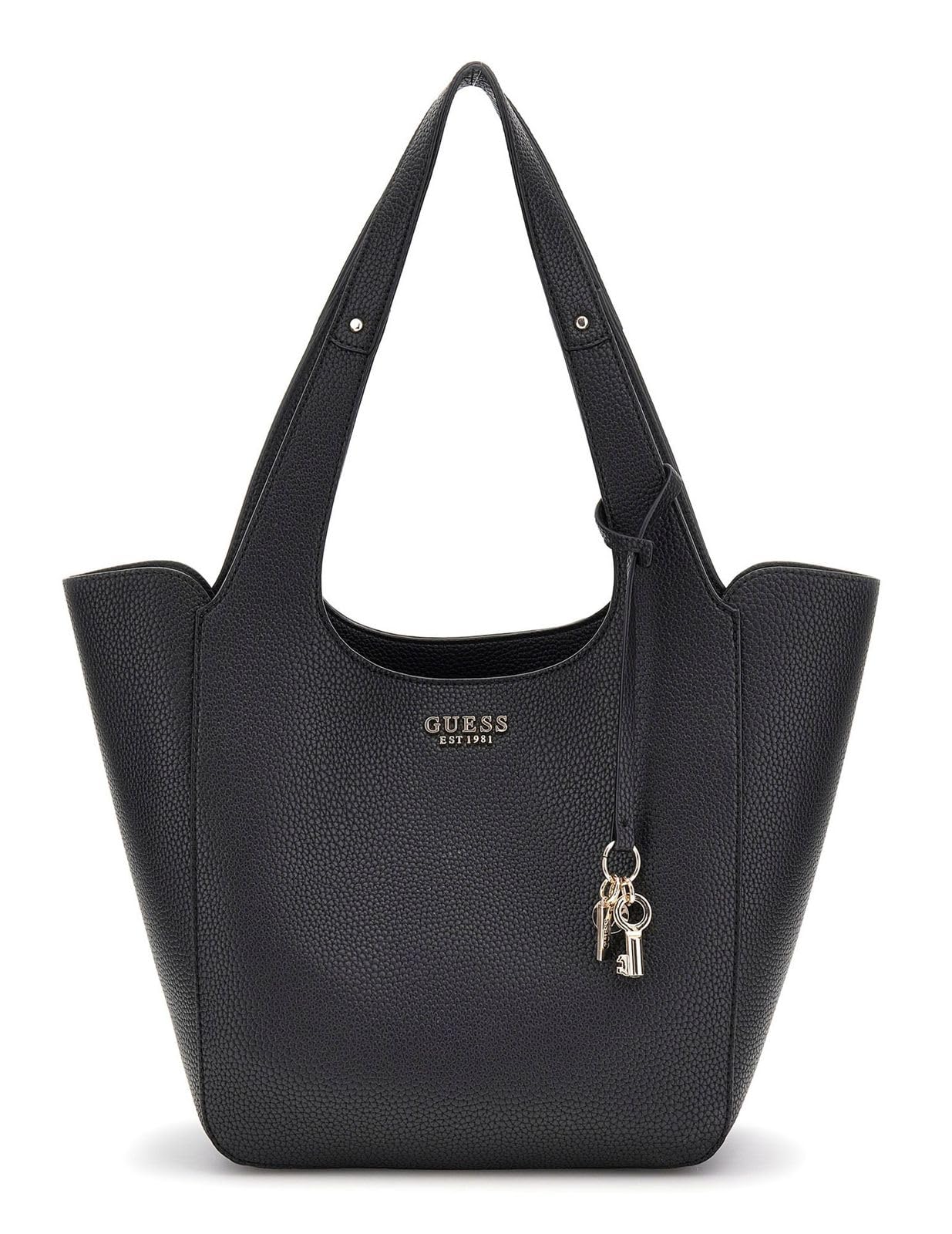 GUESS bolso de hombro bolso shopper Calista 2 in 1 Tote Black negro