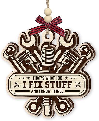 Mechanic Christmas Ornament 2025 - Mechanic Gifts for Men, Boys,