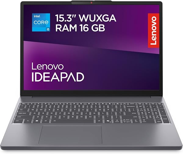 Lenovo IdeaPad Slim 3 Notebook 15.3'' IPS WUXGA (1920x1200), Intel Core i5-13420H, RAM 16GB, 512GB SSD, Windows 11 Home, WiFi 6 - Luna Grey - 1