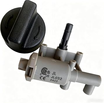2 Output Rotary Piezo Igniter with Knob | Replacement for Gas Grill Range Stove Oven, Manual Rotary Spark Generator, Replaces FireMagic OEM Part 3199-23-1