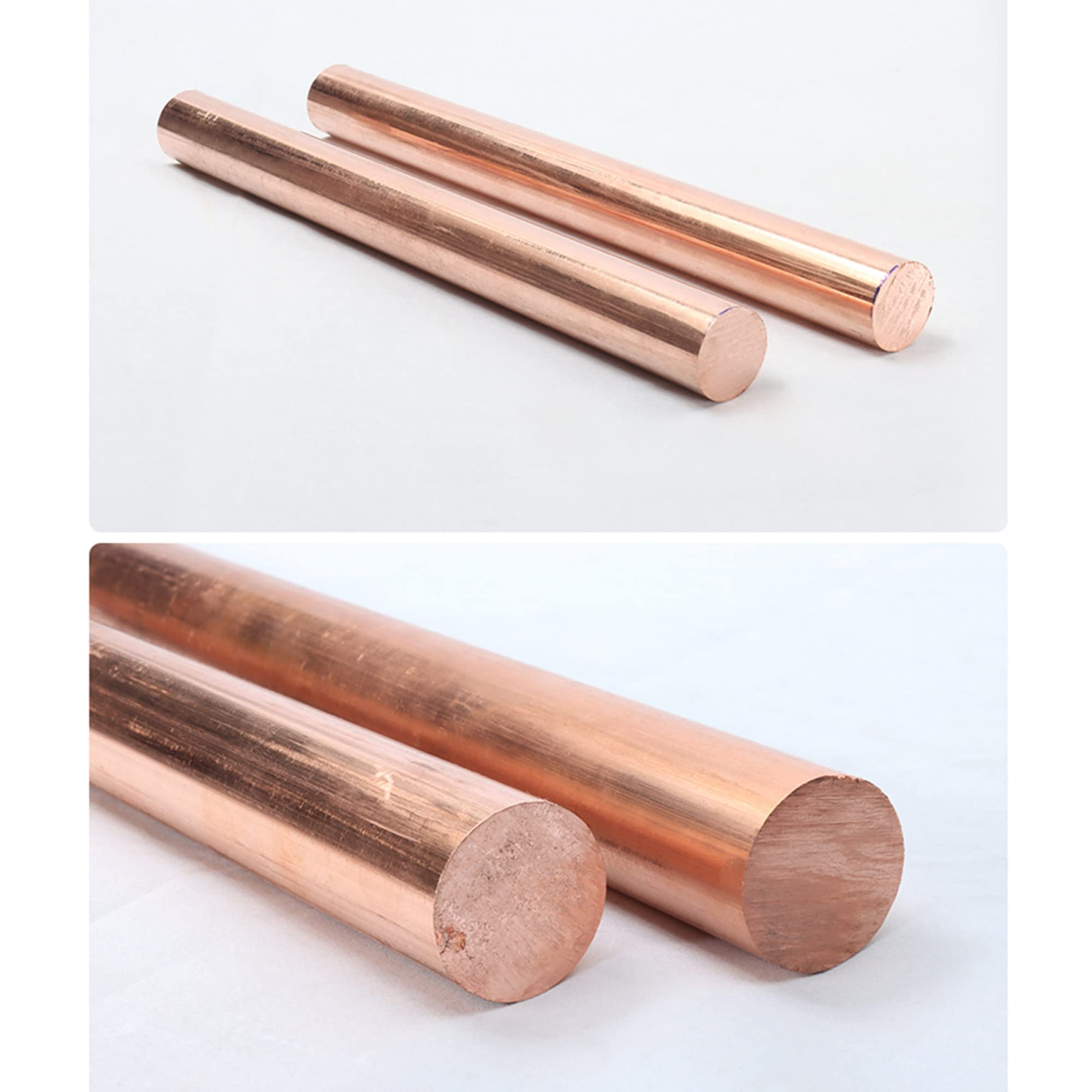 T2 Pure Copper Solid Rod 99.9% Cu Bar L 100mm 250mm 300mm 500mm Dia 3mm - View #2