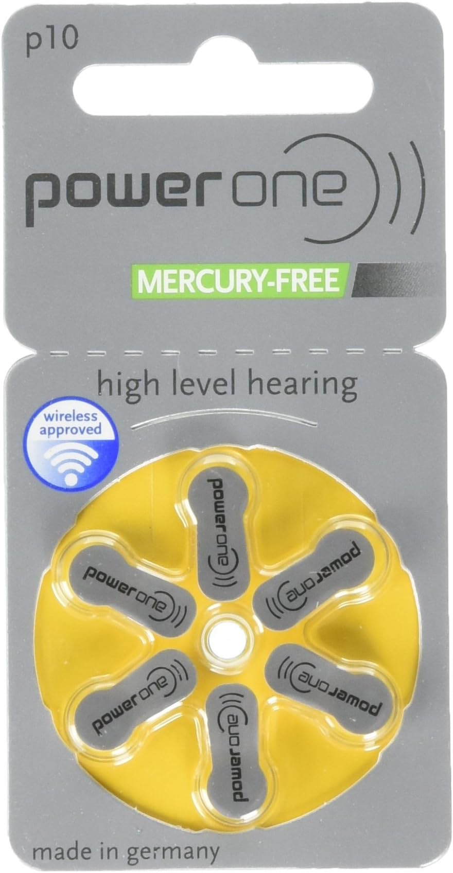 Power One P10 Hearing Aid Batteries (60 PCS)