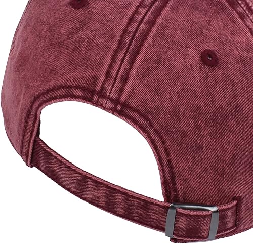 Miniatura 3 de HH HOFNEN Gorra de béisbol de algodón lavado para hombre y mujer, estilo clásico, ajustable, de perfil bajo, sombrero para papá