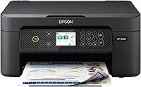 Epson Expression Home XP-4200 Impressora multifuncional colorida sem fio com digitalização, cópia, impressão frente e verso automática, fotos sem bordas e tela colorida de 2,4 polegadas, preta