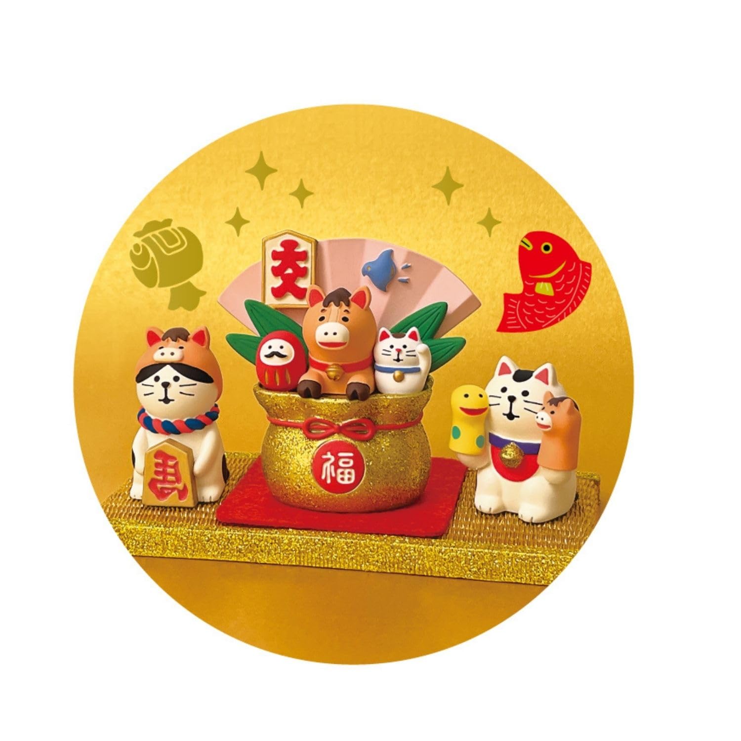 Amazon.co.jp: デコレコーポレーション concombre 干支あそび猫 へびと