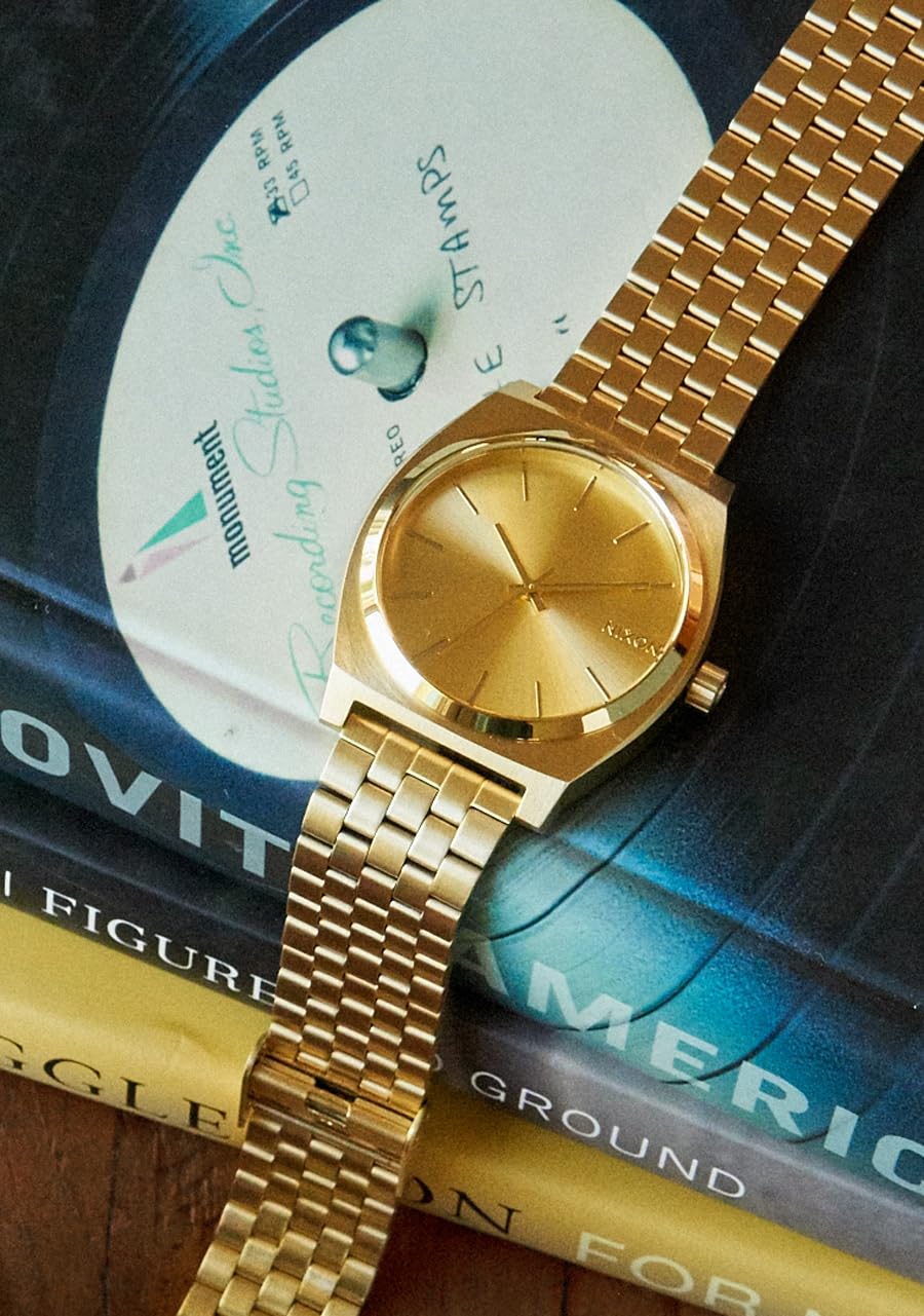 Nixon Męski analogowy zegarek kwarcowy z paskiem ze stali nierdzewnej 258353