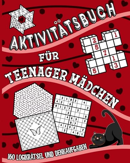 Aktivitätsbuch für Teenager Mädchen: Rätselbuch für Kinder ab 12 Jahre