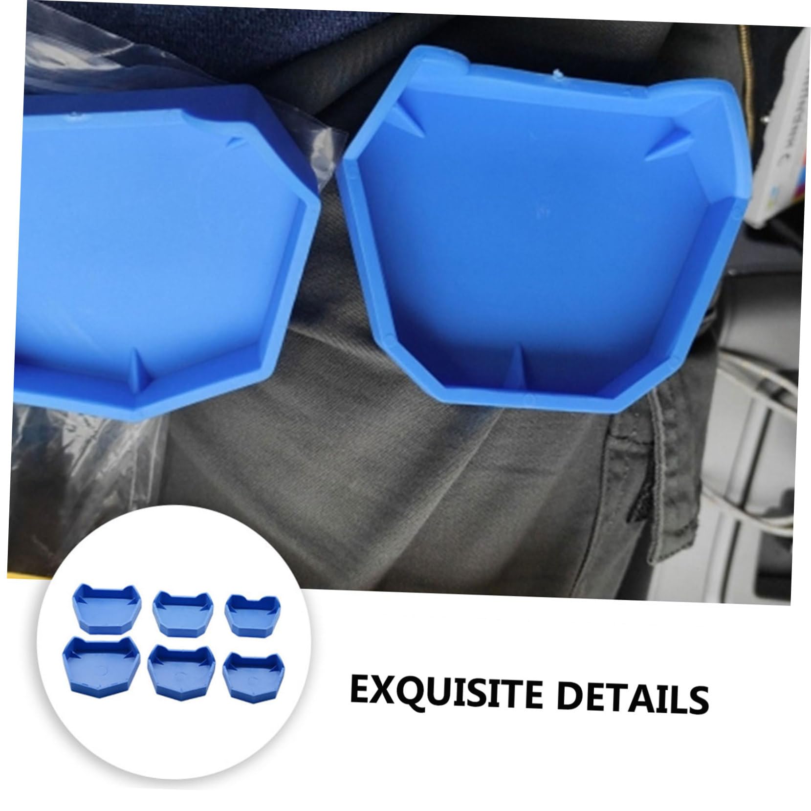 Ciieeo 5 Set Base Per Dentali Stampo Per Con Design Flessibile E Facile Separazione Adatto Per Cliniche E Laboratori 6 Pezzi*5