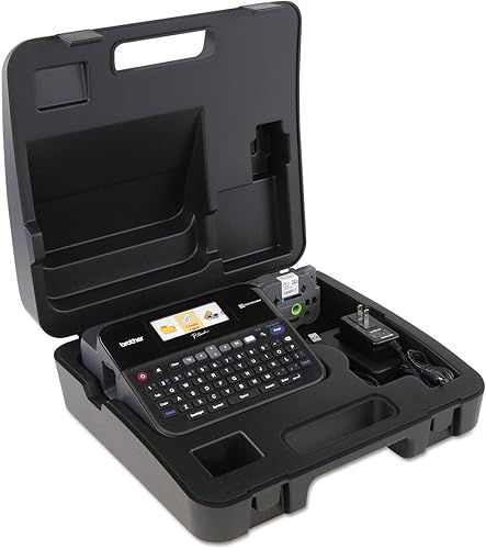 Miniatura 2 de Brother rotulador con conexión para PC de impresora PTD600VP NegroGris