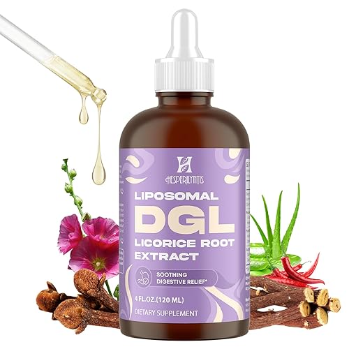 Liposomal DGL Licorice Root Extract - Deglycyrrhizinated Licorice with L-Glutamine,