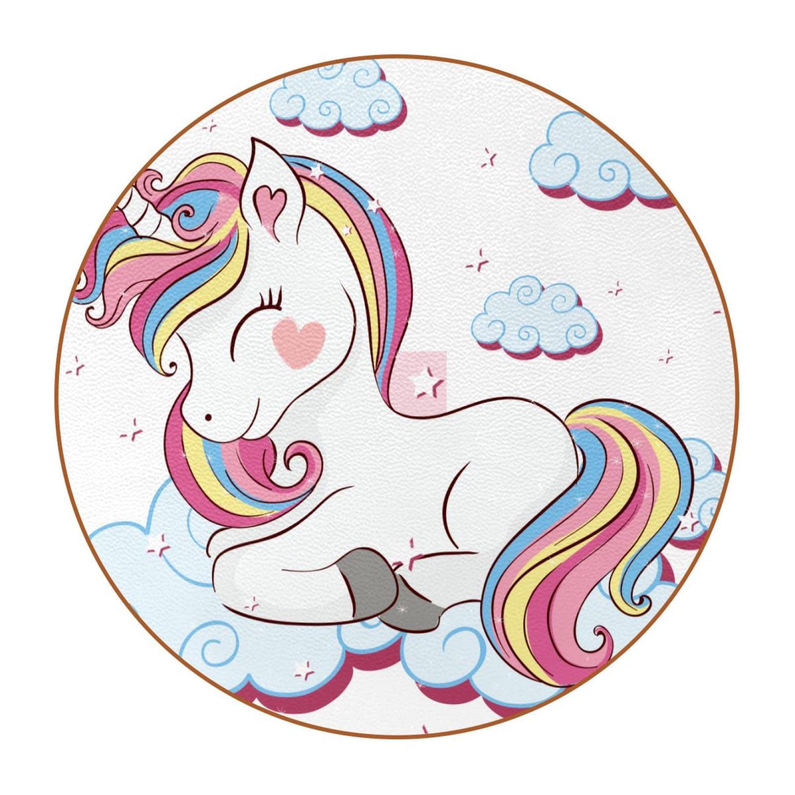 I'M a Pugicorn Arcobaleno Sottobicchiere Set Di 4