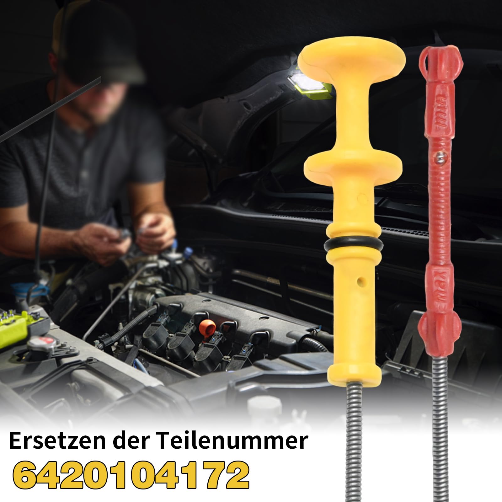 A6420104172 Motorölpeilstab, Ersatz für Mercedes-Benz GL350 2013-2016, Ersatz für Mercedes-Benz ML 350 2012-2014