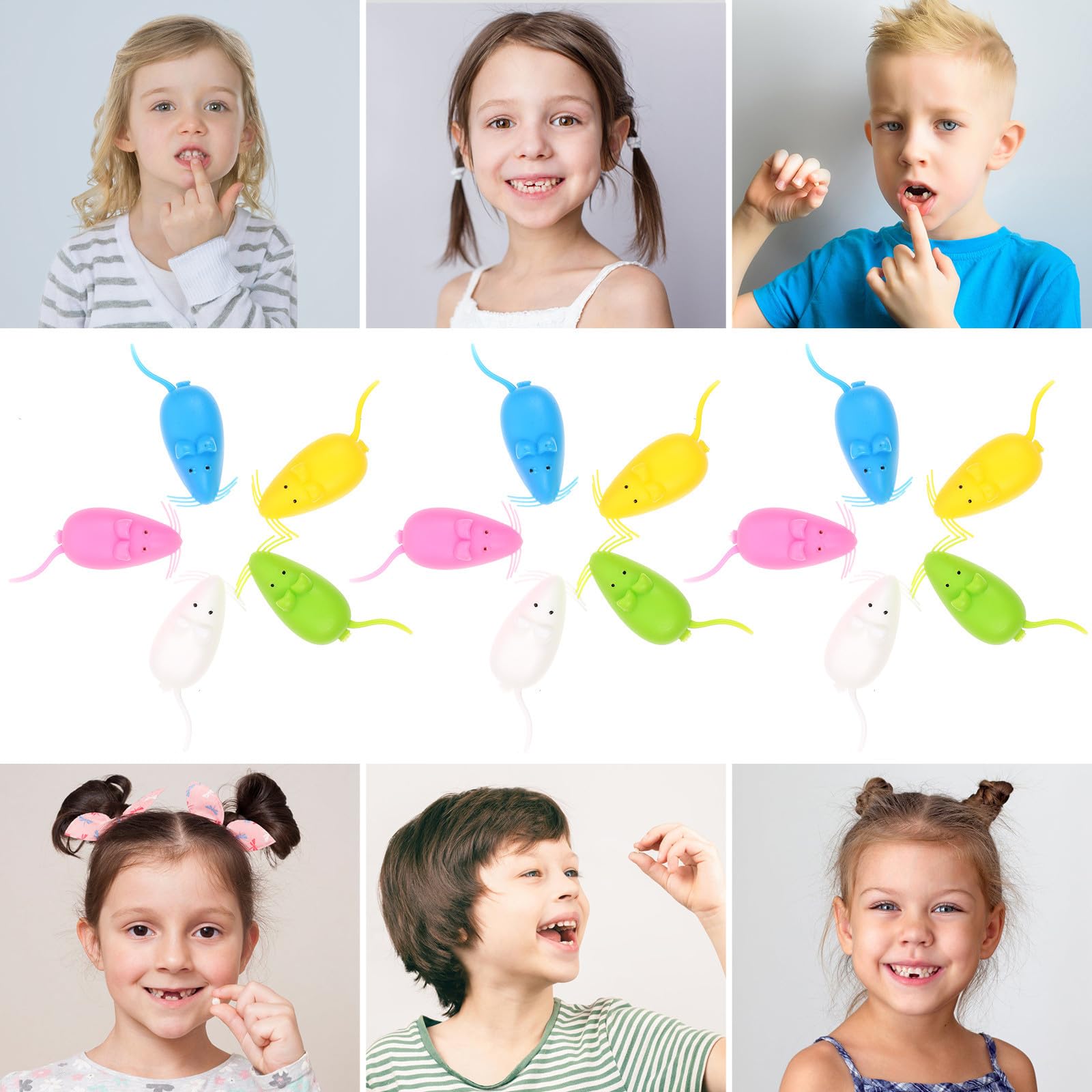 Scatola dei Ricordi per Denti da Latte, Scatolina Porta Dentini in Plastica, 100 Pezzi, Superficie Liscia, per Conservare i Ricordi dei Bambini Stile Casuale