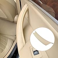 Vista 4 de Cubierta de manija de puerta compatible con BMW X5 Series E70/E70 LCI 2008-2013, BMW X6 Series E71/E72 2008-2014 (3 piezas) (beige)