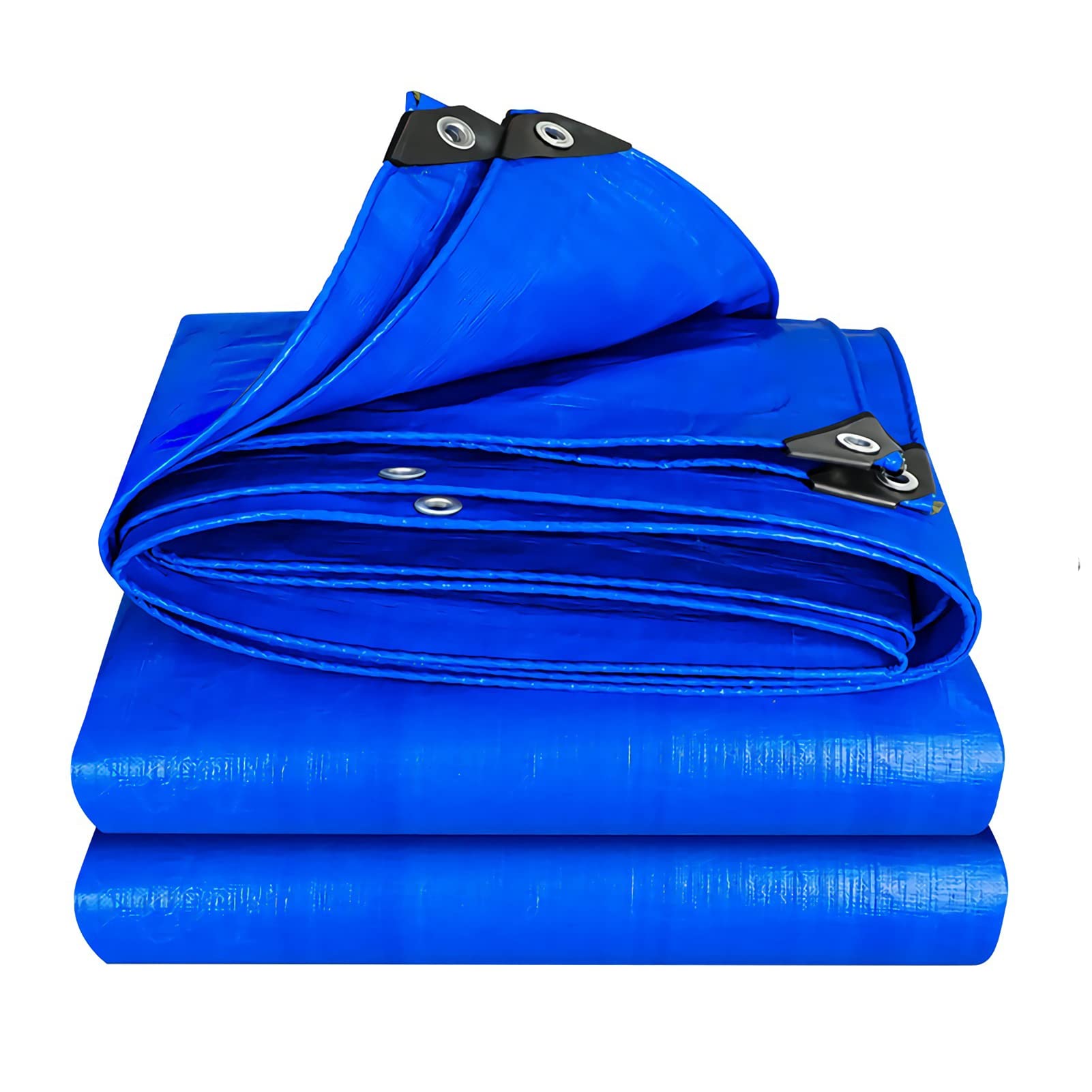 Tarpaulin Heavy Duty Builders Waterproof Ground Sheet Cover,160g/m² Multi-Purpose Tarpaulin Cover Backyard Terrace Cover UV Resistant Protecting Car,Wood,Boat,Garden,Camping,Outdoor,2x11m