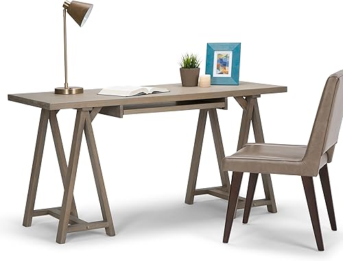 Miniatura 3 de Caballete Simply Home de madera maciza, Pino, Distressed Grey
