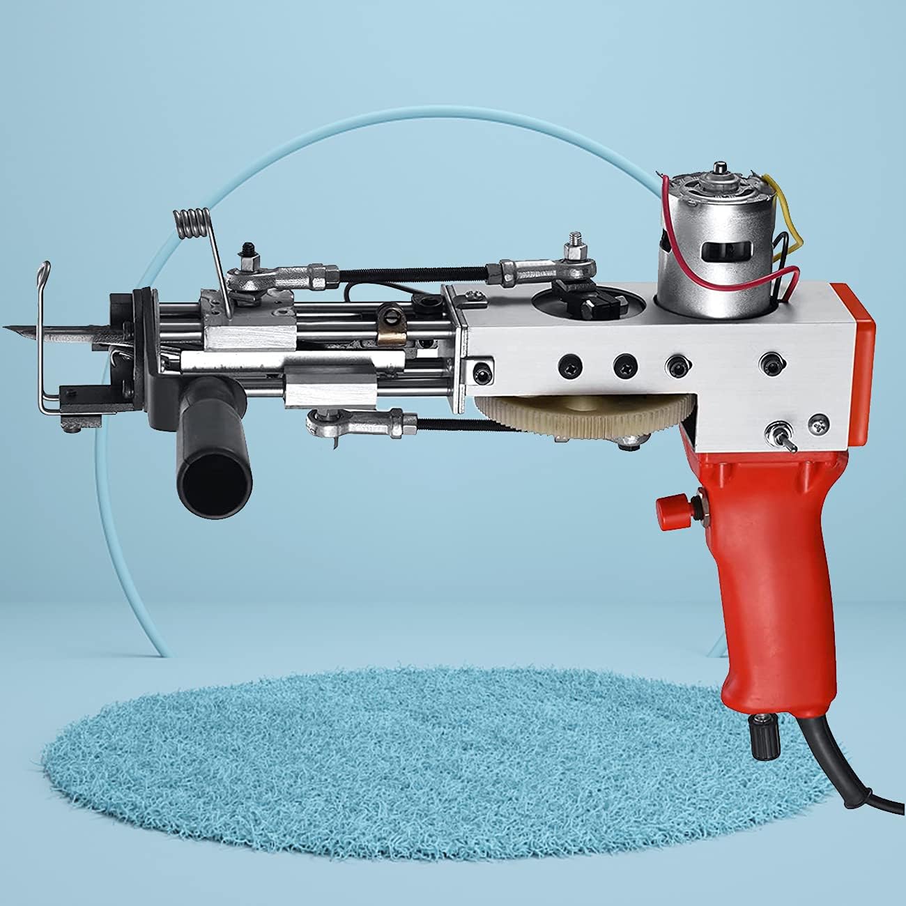 ZhiLianZhao Stitch Gun, Rug Tufting Gun, Electric Carpet Weaving Machine, Loop Pile Knitting Machine, for Handmade Diy Beginners