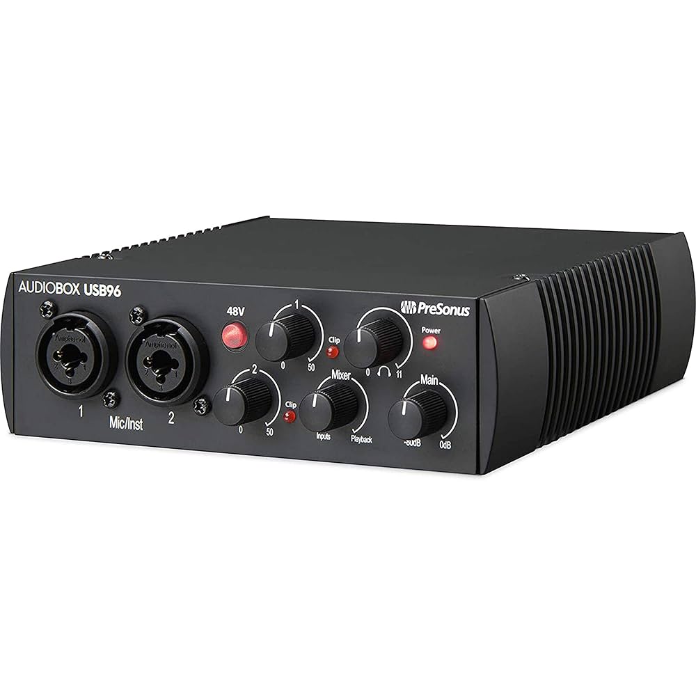 PRESONUS(プレソナス)/Audiobox USB 96 PreSonus AudioBox USB 96 Black 2-Channel 24-bit/96kHz USB