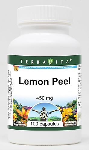 Cáscara de limón - 450 mg (100 Cápsulas, ZIN 520677) - Paquete de 2