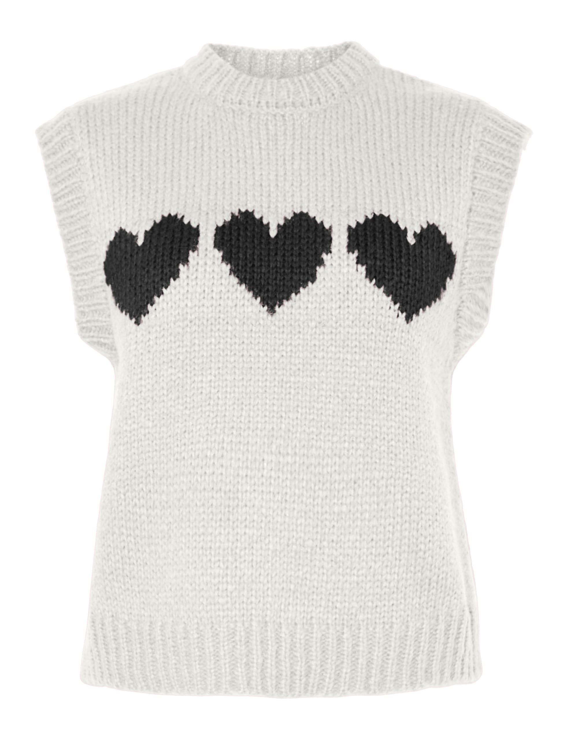 PIECES Damen Pcjove Sl O-Neck Knit Vest Bc