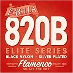 La Bella 820B Elite - Flamenco, chaîne de guitare en nylon noir