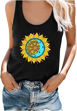 Amazon.com: Camiseta sin mangas para mujer con estampado de 41 camisetas  sin mangas para mujer, camiseta ajustada y corta para sudar, paquete  deportivo de fitness, espalda cruzada, espalda descubierta, camiseta Swing  Vital