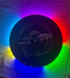 Amazon.com : Punieayi Glow in The Dark LED Flying Disc- 38 RGB LED ...