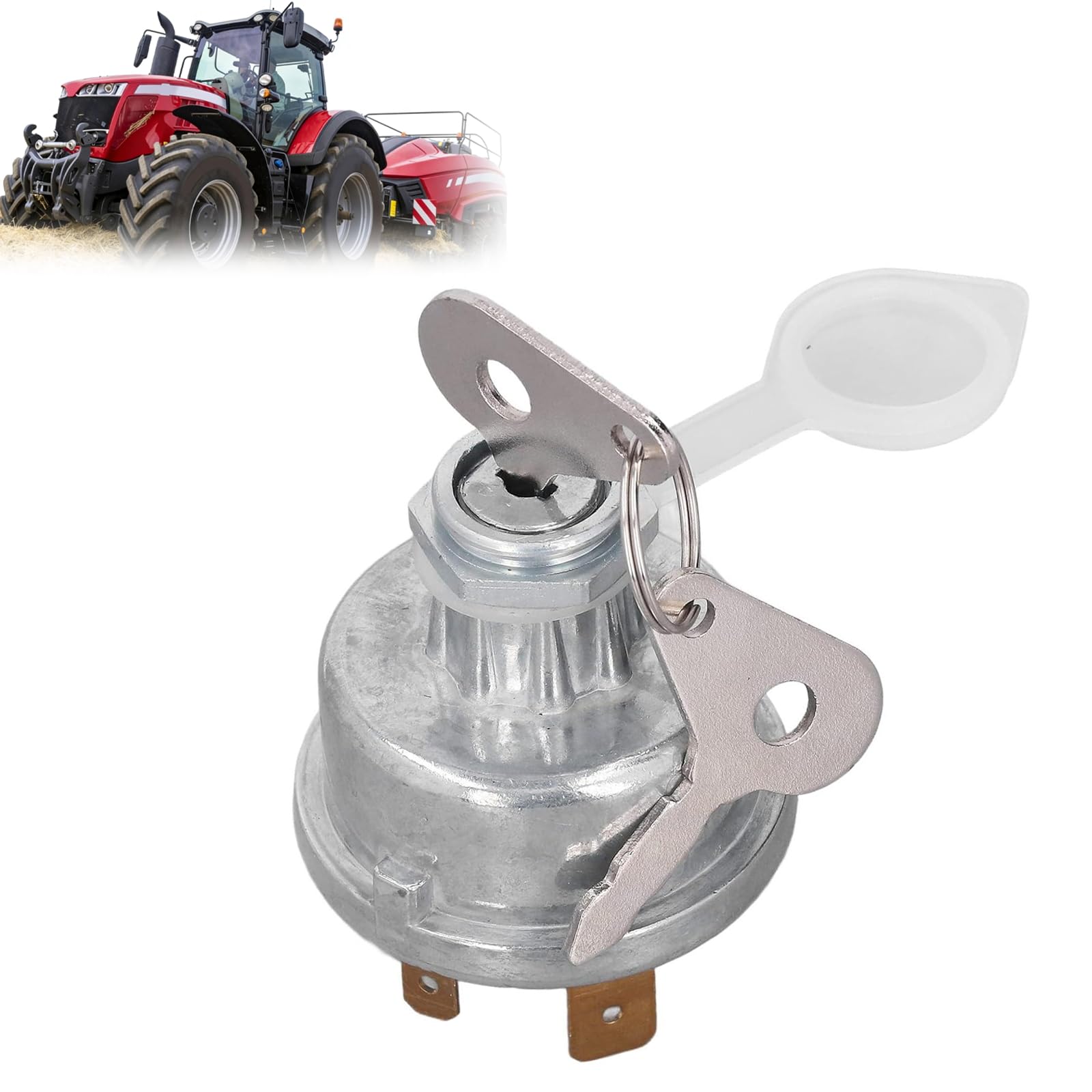 Contactslot, KIMISS 1874120T94 Starter Contactslot Motor Start Stop Drukknop Vervanging voor Massey Ferguson Tractor