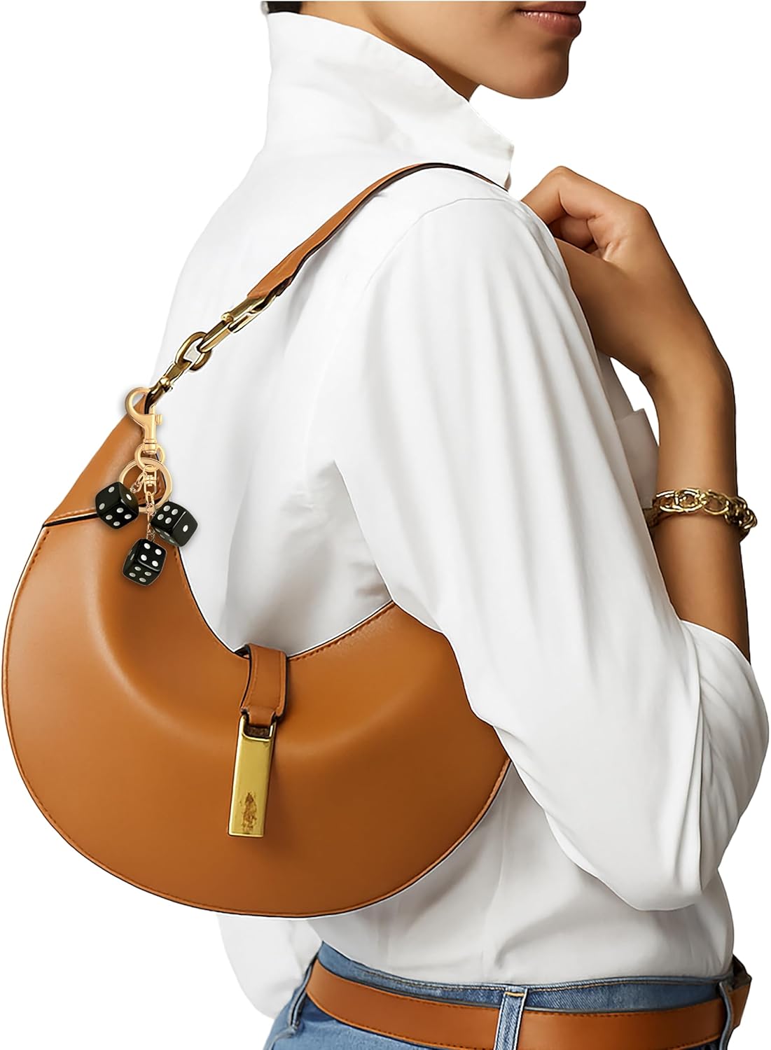 Dice Keychain, Cute Dice Bag Charm, Cool Lucky Bulk Purse Accessory Gift for Men Women Car Backpack Handbag - Image 2