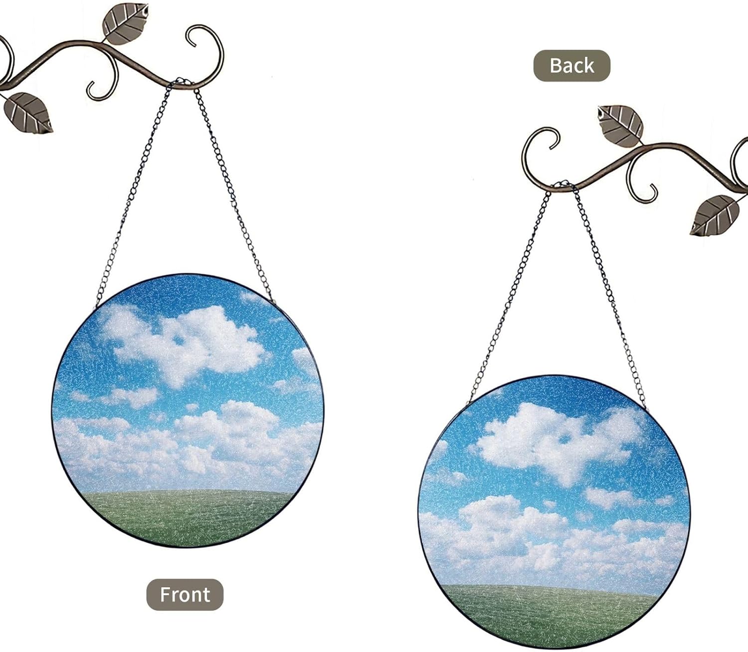 Stained Glass Window Hanging - Personalized Sun Catcher for Home Decor