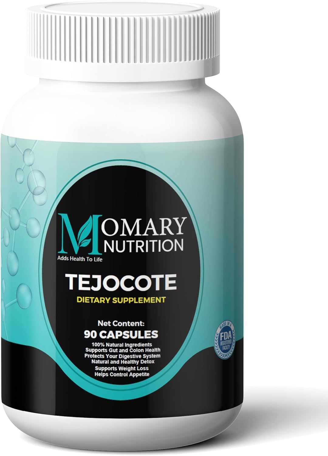 Tejocote Root with Spirulina Algae and Nopal Prickly Pear Cactus | Natural Detox & Weight Management Support | Natural GLP-1 Support | Free of Yellow Oleander | 3rd Party Tested | Vegan 90 Capsules