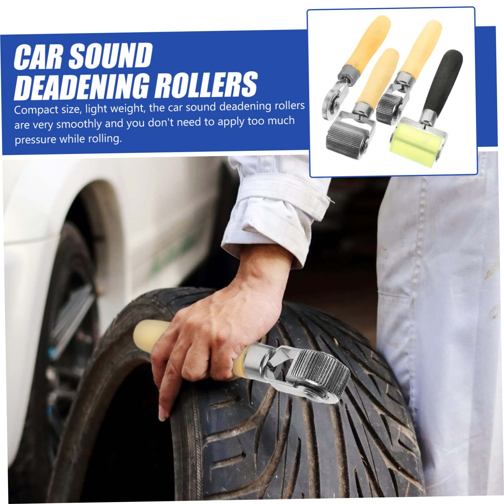 Reifenreparaturwerkzeug und Eisen Handroller 4 Stück für Autoreparatur