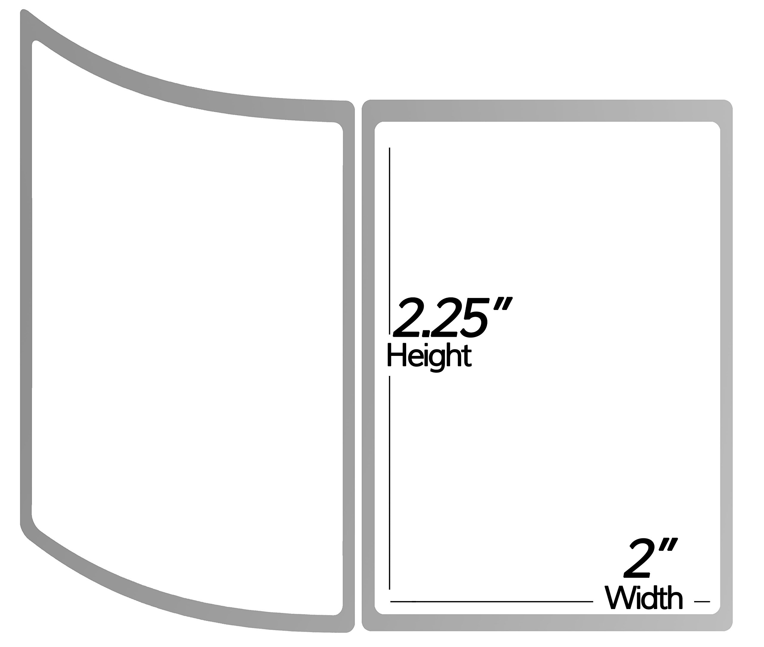 [20 rolek / 14000 etykiet] SOJITEK ZE1214200 bezpośrednie etykiety termiczne 5,7 cm x 5 cm, kompatybilne z drukarkami Zebra, kod kreskowy, wysyłka adresem, wysyłka, naklejki FBA, etykiety SKU – 1"