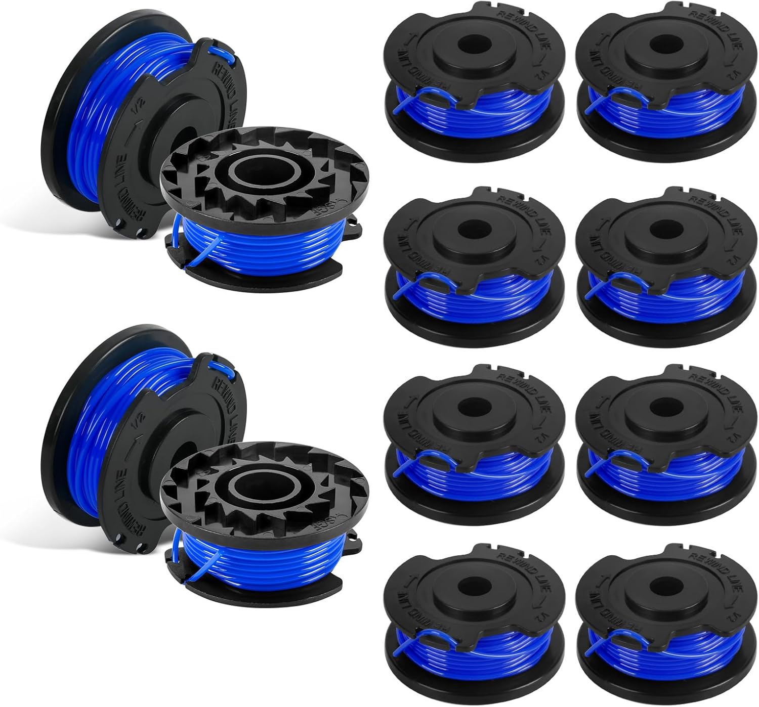 88524 Trimmer Spool Line Compatible with Toro 51484 51486 51487 88506 Single Line String Trimmer, 16Ft 0.065" (12)