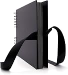 Tosnail 2 Pack 80 Pages Scrapbook Album, 12 x 8 Inches Photo Album Memory Book, Total 160 Pages - Black