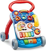 Vista 3 de VTech Andador de Aprendizaje de Sentado a de Pie (Empaque Libre de Frustraciones), Azul