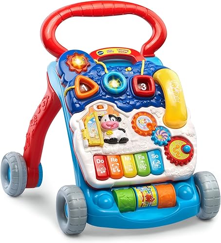 Miniatura 22 de VTech Caminante de aprendizaje sentado a pie (embalaje sin frustración), rosa Rosa,Azul,Lavanda,Naranja