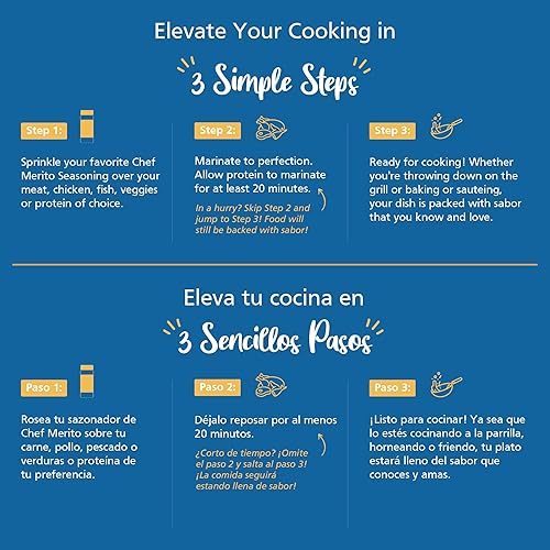 Miniatura 3 de Chef Merito  Alitas de pollo condimento caliente  11 onzas  Paquete de uno  Botella grande  Ideal para asar a la parrilla, freír y hornear al horno