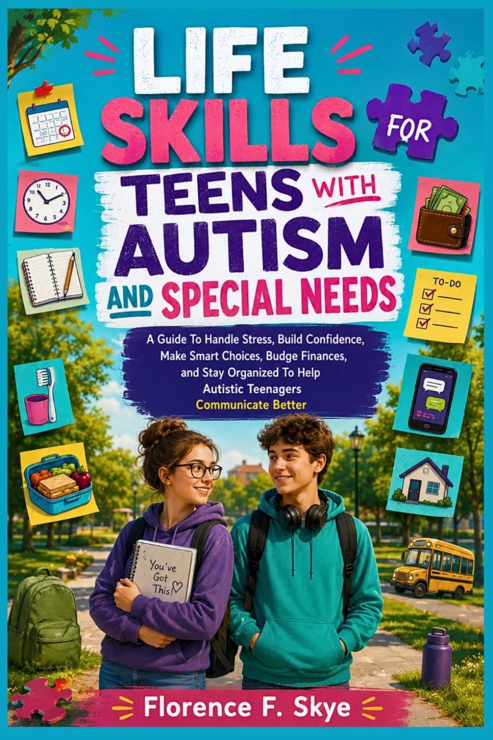 Life Skills For Teens With Autism and Special Needs: A Guide To Handle Stress, Build Confidence, Make Smart Choices, Budge Finances, and Stay Organized To Help Autistic Teenagers Communicate Better