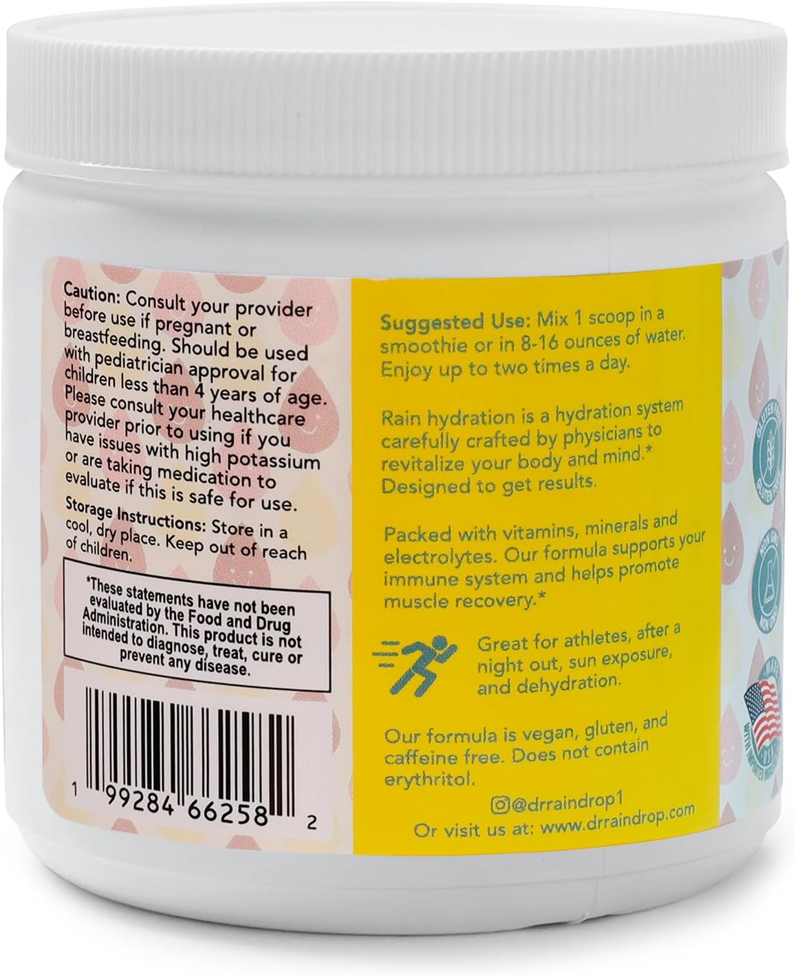 Electrolytes Powder, Raspberry Lemonade Flavor- No Added Sugar Hydration Drink Mix- Gluten Free with Potassium Citrate- Sports Hydration