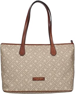 shopping bag pelle e pvc 2 manici