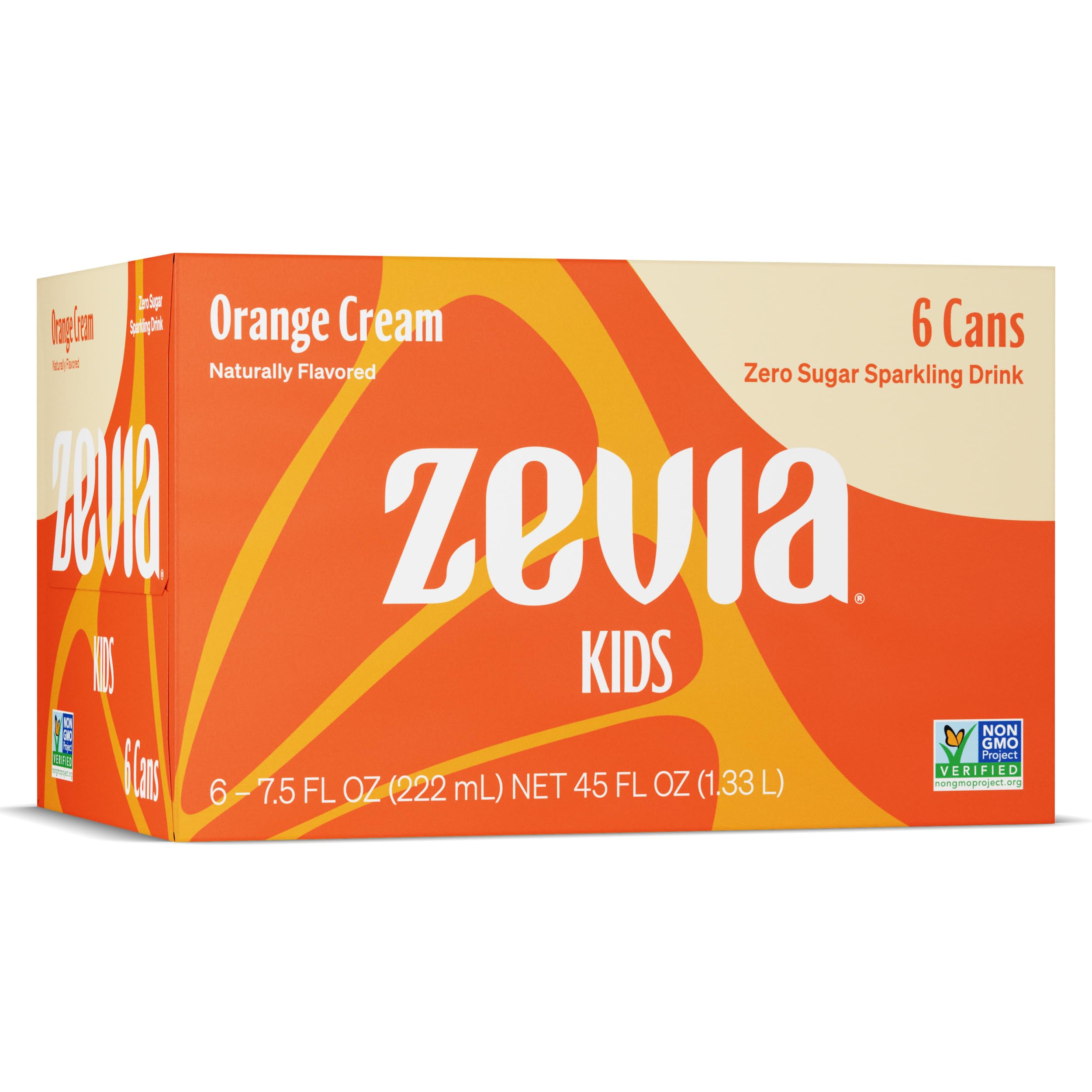Amazon.com : Zevia Kidz Sparkling Drink, Orange Cream, 7.5 Ounce