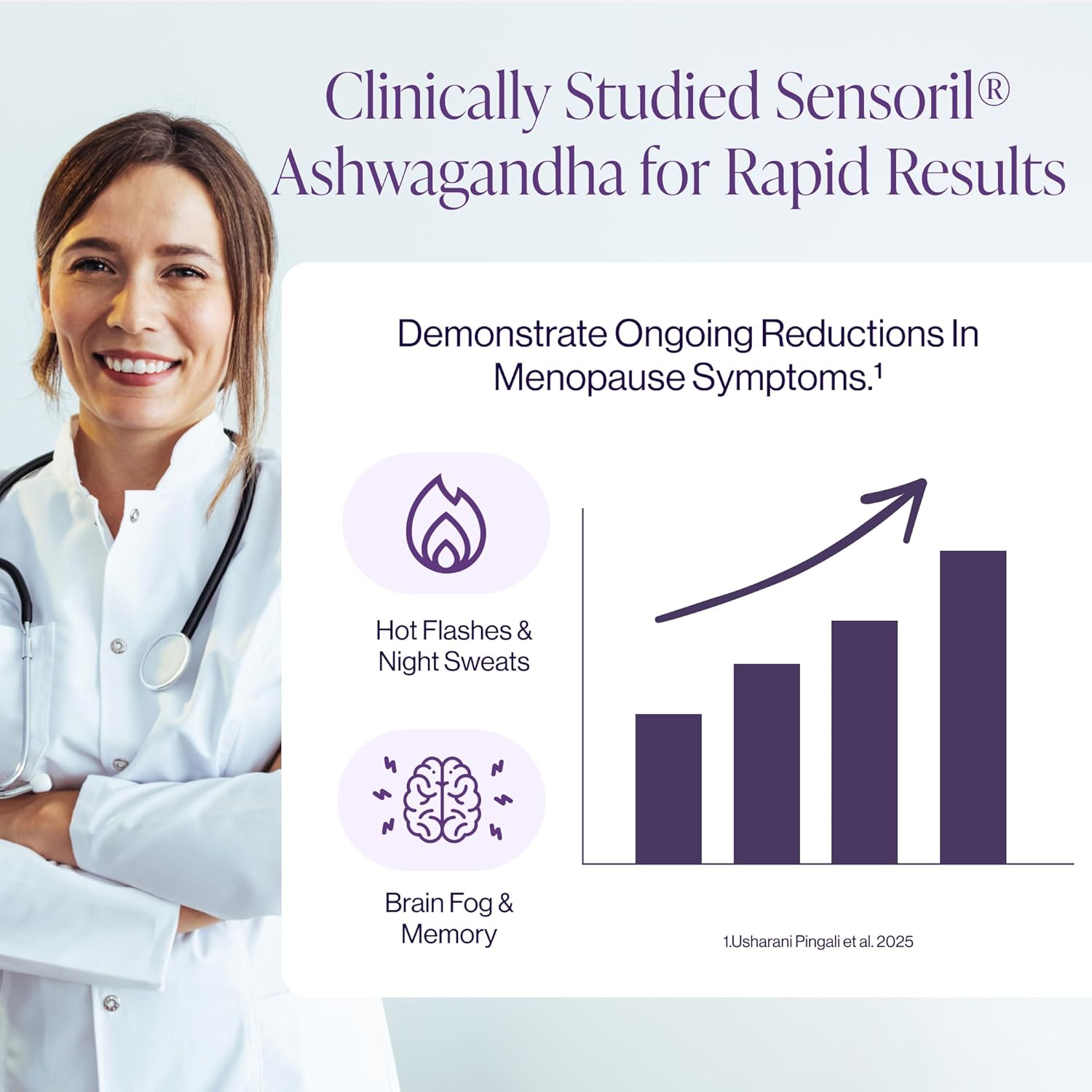 Menopause Supplements for Women - Natural Hormone Balance - Hot Flashes, Night Sweats, Sleep & Mood Support. with Sensoril® Ashwagandha, DIM, Chaste Berry & Black Cohosh Root - 60 Count - Image 3