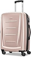 Vista 53 de Samsonite Winfield 2 Equipaje rígido con ruedas giratorias, Carbón vegetal, Grande de 28 pulgadas, a cuadros