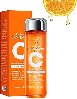 5 tóner hidratante de vitamina C y ácido hial...